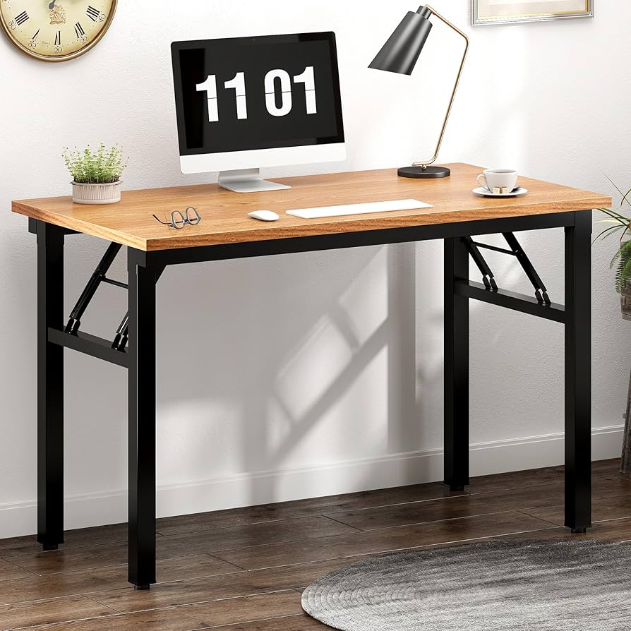 Amazon.com: Need Folding Computer Desk - 39.4 Inch Foldable Office
